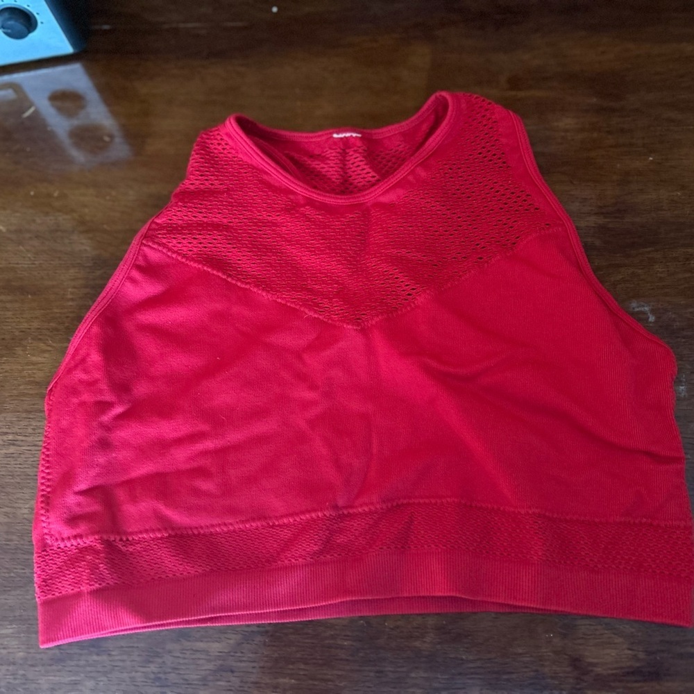 Fabletics maran seamless sports bra color red - Picture 3 of 6